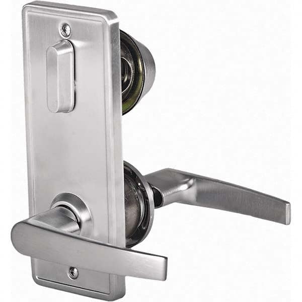 Stanley - Entry Lever Lockset for 1-3/8 to 1-3/4" Thick Doors - Industrial Tool & Supply