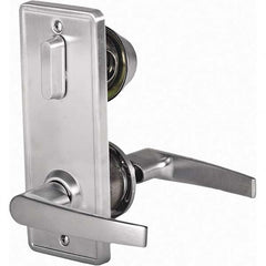 Stanley - Entry Lever Lockset for 1-3/8 to 1-3/4" Thick Doors - Industrial Tool & Supply