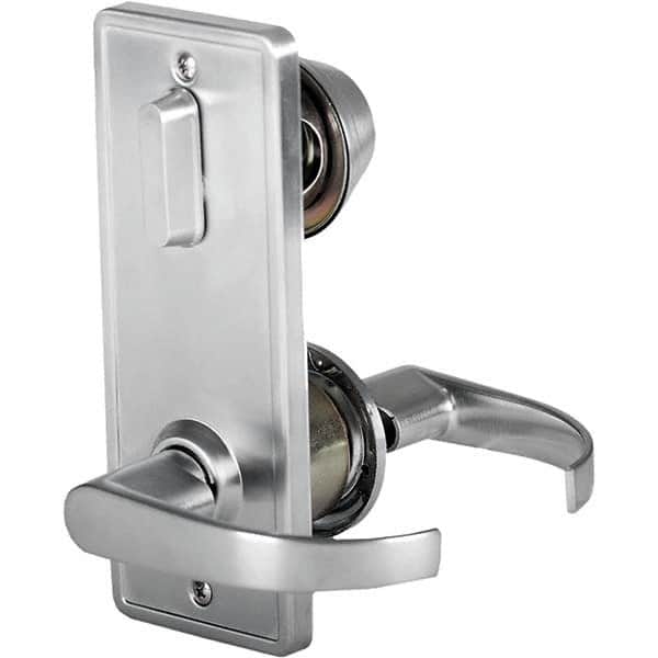 Stanley - Entry Lever Lockset for 1-3/8 to 1-3/4" Thick Doors - Industrial Tool & Supply