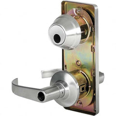 Stanley - Entry Lever Lockset for 1-3/8 to 1-3/4" Thick Doors - Industrial Tool & Supply