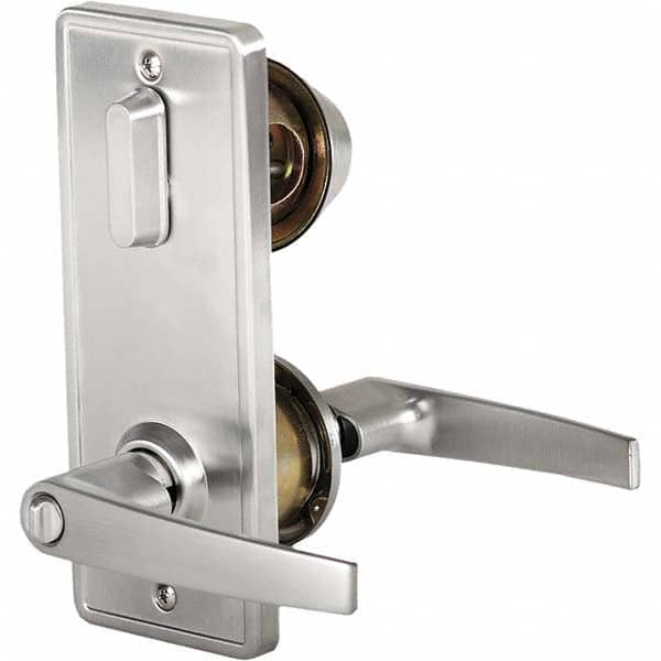 Stanley - Entry Lever Lockset for 1-3/8 to 1-3/4" Thick Doors - Industrial Tool & Supply