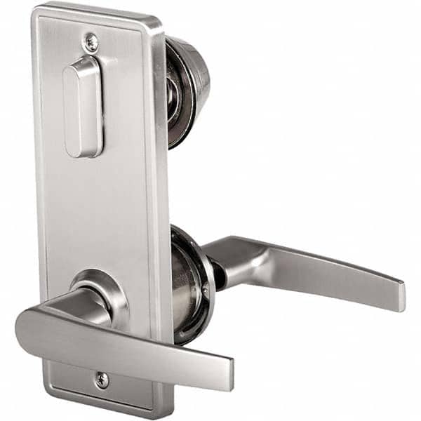 Stanley - Entry Lever Lockset for 1-3/8 to 1-3/4" Thick Doors - Industrial Tool & Supply