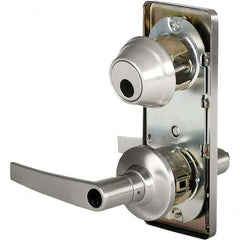 Stanley - Entry Lever Lockset for 1-3/8 to 1-3/4" Thick Doors - Industrial Tool & Supply
