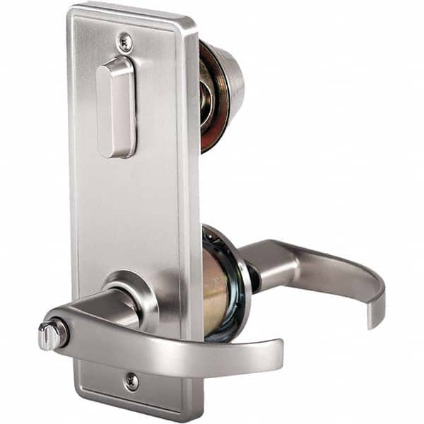 Stanley - Entry Lever Lockset for 1-3/8 to 1-3/4" Thick Doors - Industrial Tool & Supply