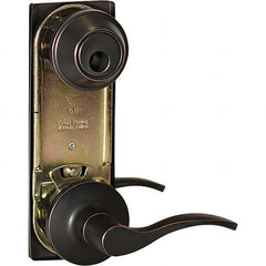 Stanley - Entry Lever Lockset for 1-3/8 to 1-3/4" Thick Doors - Industrial Tool & Supply