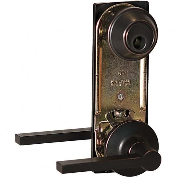 Stanley - Entry Lever Lockset for 1-3/8 to 1-3/4" Thick Doors - Industrial Tool & Supply