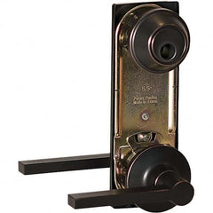 Stanley - Entry Lever Lockset for 1-3/8 to 1-3/4" Thick Doors - Industrial Tool & Supply