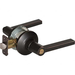 Stanley - Entry Lever Lockset for 1-3/8 to 1-3/4" Thick Doors - Industrial Tool & Supply