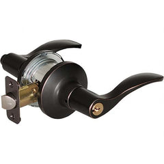 Stanley - Entry Lever Lockset for 1-3/8 to 1-3/4" Thick Doors - Industrial Tool & Supply