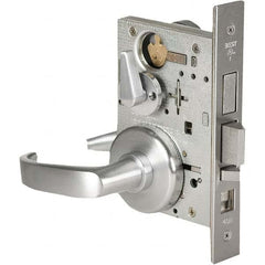 Best - Office Lever Lockset for 1-3/4" Thick Doors - Industrial Tool & Supply