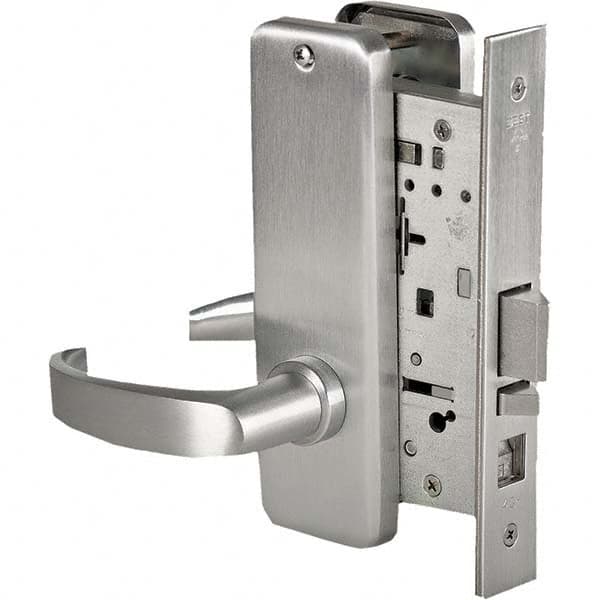 Best - Office Lever Lockset for 1-3/4" Thick Doors - Industrial Tool & Supply