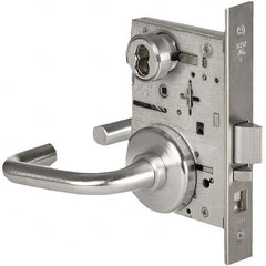 Best - Office Lever Lockset for 1-3/4" Thick Doors - Industrial Tool & Supply