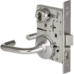Best - Office Lever Lockset for 1-3/4" Thick Doors - Industrial Tool & Supply