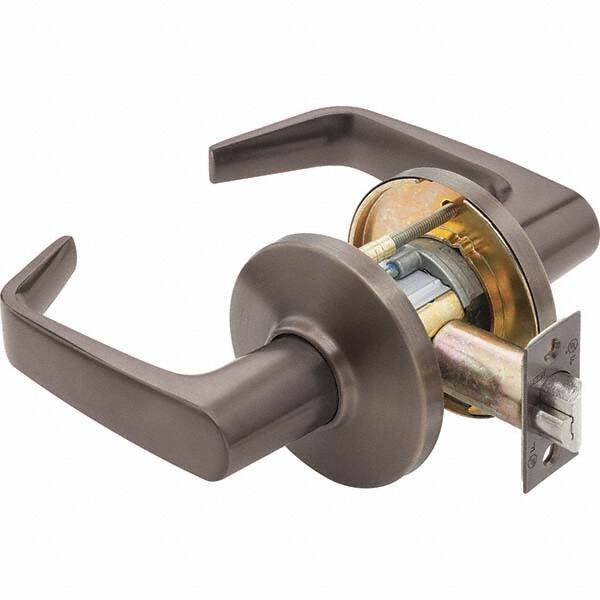 Best - Passage Lever Lockset for 1-3/4 to 2-1/4" Thick Doors - Industrial Tool & Supply