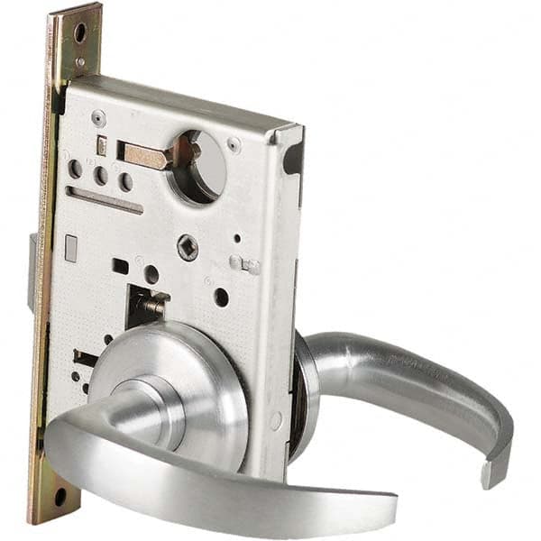 Best - Passage Lever Lockset for 1-3/4" Thick Doors - Industrial Tool & Supply