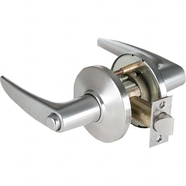 Best - Privacy Lever Lockset for 1-3/4 to 2-1/4" Thick Doors - Industrial Tool & Supply