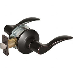 Stanley - Passage Lever Lockset for 1-3/8 to 1-3/4" Thick Doors - Industrial Tool & Supply