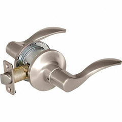 Stanley - Passage Lever Lockset for 1-3/8 to 1-3/4" Thick Doors - Industrial Tool & Supply