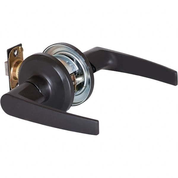 Stanley - Passage Lever Lockset for 1-3/8 to 1-3/4" Thick Doors - Industrial Tool & Supply