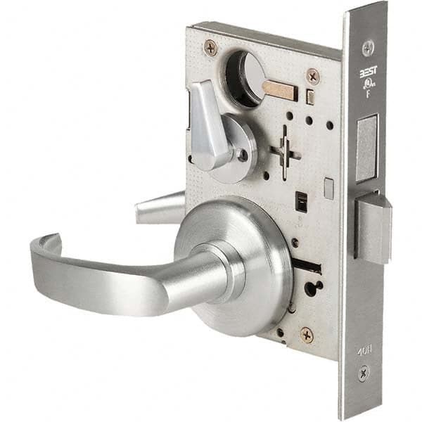 Best - Privacy Lever Lockset for 1-3/4" Thick Doors - Industrial Tool & Supply