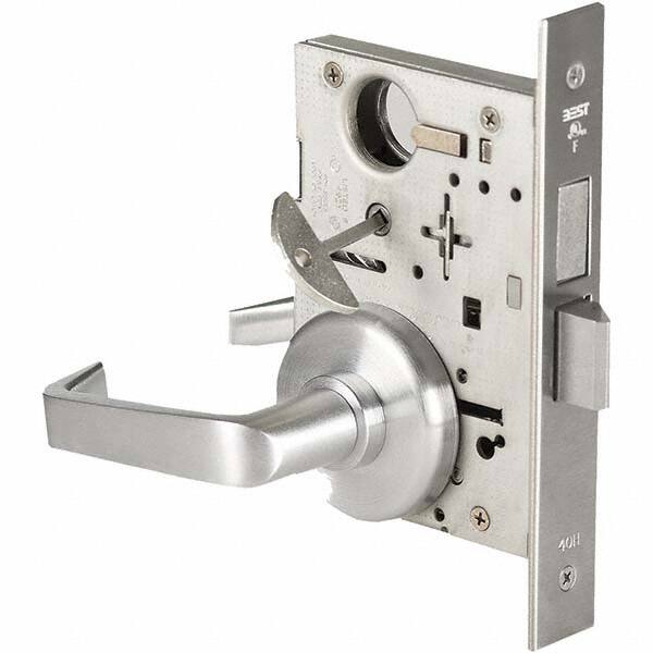 Best - Privacy Lever Lockset for 1-3/4" Thick Doors - Industrial Tool & Supply