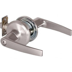 Stanley - Privacy Lever Lockset for 1-3/8 to 1-3/4" Thick Doors - Industrial Tool & Supply