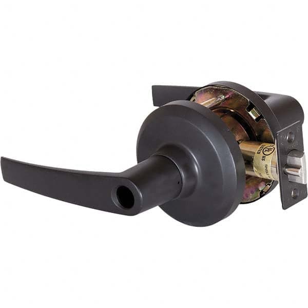 Stanley - Storeroom Lever Lockset for 1-3/8 to 2" Thick Doors - Industrial Tool & Supply