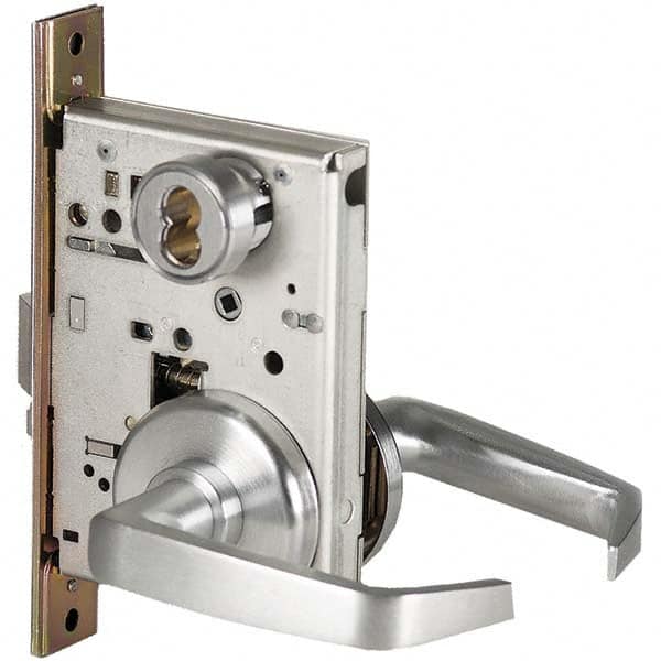 Best - Storeroom Lever Lockset for 1-3/4" Thick Doors - Industrial Tool & Supply