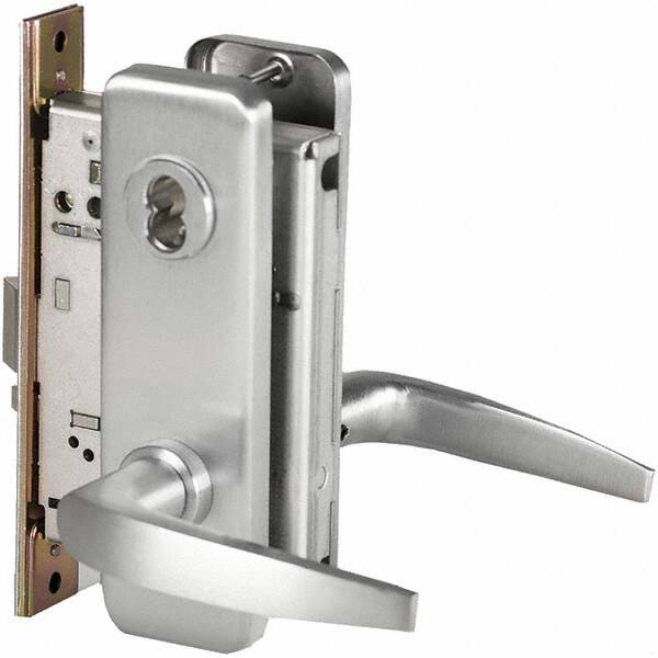 Best - Storeroom Lever Lockset for 1-3/4" Thick Doors - Industrial Tool & Supply