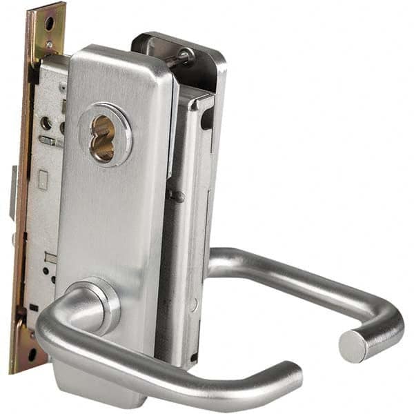 Best - Storeroom Lever Lockset for 1-3/4" Thick Doors - Industrial Tool & Supply