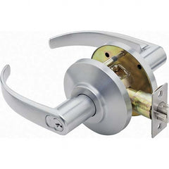 Best - Storeroom Lever Lockset for 1-3/8 to 2" Thick Doors - Industrial Tool & Supply
