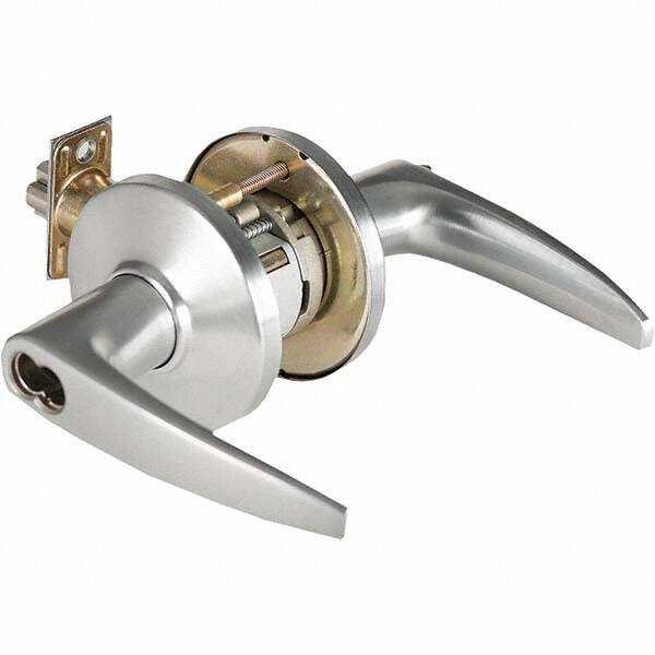 Best - Storeroom Lever Lockset for 1-3/8 to 2" Thick Doors - Industrial Tool & Supply