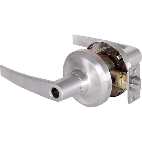 Stanley - Storeroom Lever Lockset for 1-3/8 to 2" Thick Doors - Industrial Tool & Supply