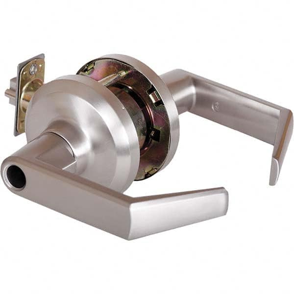 Stanley - Storeroom Lever Lockset for 1-3/8 to 2" Thick Doors - Industrial Tool & Supply