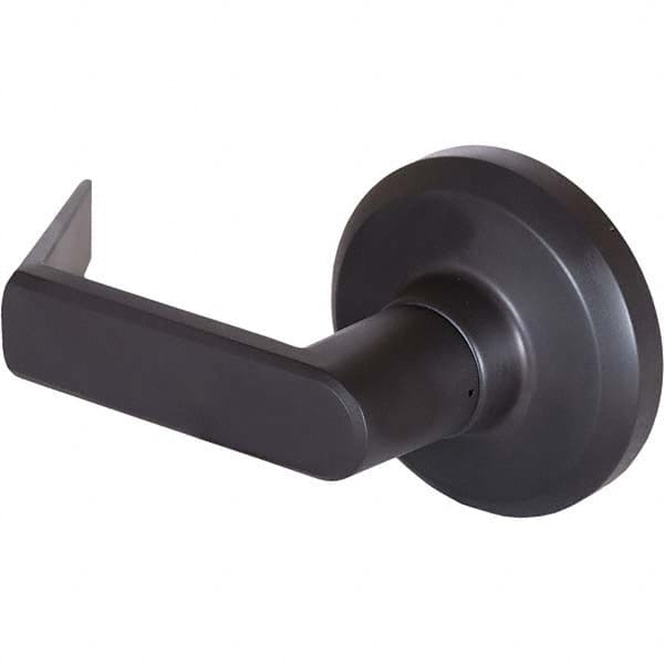 Stanley - Storeroom Lever Lockset for 1-3/8 to 1-3/4" Thick Doors - Industrial Tool & Supply