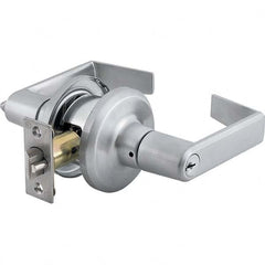Stanley - Storeroom Lever Lockset for 1-3/8 to 1-3/4" Thick Doors - Industrial Tool & Supply