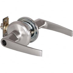 Stanley - Storeroom Lever Lockset for 1-3/8 to 1-3/4" Thick Doors - Industrial Tool & Supply