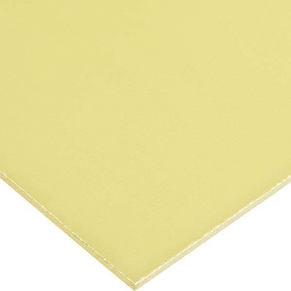 USA Sealing - 1' x 3" x 1" Yellow Garolite Rectangular Bar - Industrial Tool & Supply