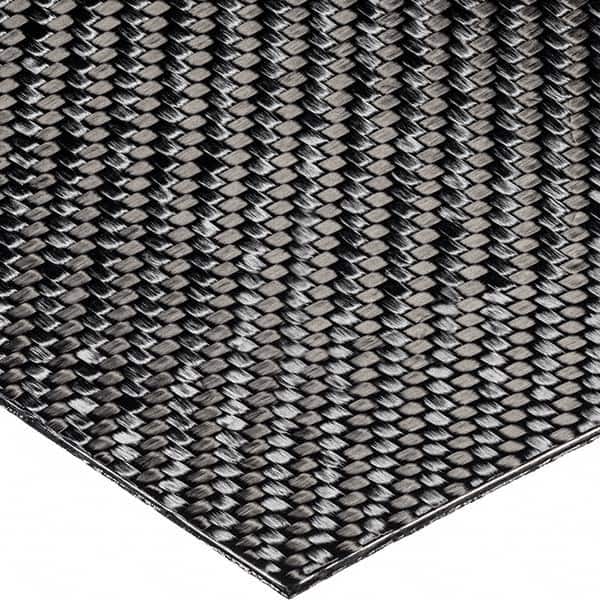 USA Sealing - 1' x 12" x 1/16" Black Carbon Fiber (Twill Weave) Sheet - Industrial Tool & Supply