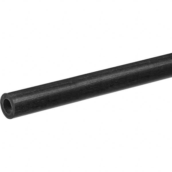 USA Sealing - 1/4" ID x 3/8" OD, 48" Long, Black Carbon Fiber (Unidirectional) Round Tube - Industrial Tool & Supply