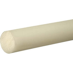 USA Sealing - 1' x 1-1/2" Semi-Clear White Polypropylene Rod - Exact Industrial Supply