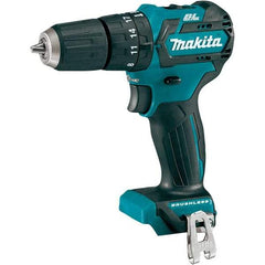 Makita - 12 Volt 3/8" Keyless Chuck Cordless Hammer Drill - 0 to 22,500 BPM, 0 to 1,500 RPM, Reversible - Industrial Tool & Supply