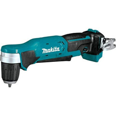 Makita - 12 Volt 3/8" Chuck Right Angle Handle Cordless Drill - 0-1100 RPM, Keyless Chuck, Reversible, Lithium-Ion Batteries Not Included - Industrial Tool & Supply