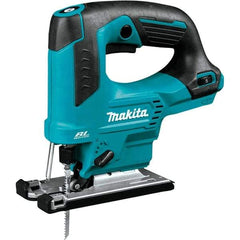 Makita - 12 Volt, 3,000 SPM, 7/8" Stroke Length, Lithium-Ion Cordless Jigsaw - 90° Cutting Angle, Series 12V MAX - Industrial Tool & Supply