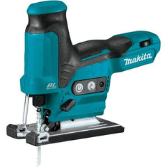 Makita - 12 Volt, 3,000 SPM, 7/8" Stroke Length, Lithium-Ion Cordless Jigsaw - 90° Cutting Angle, Series 12V MAX - Industrial Tool & Supply