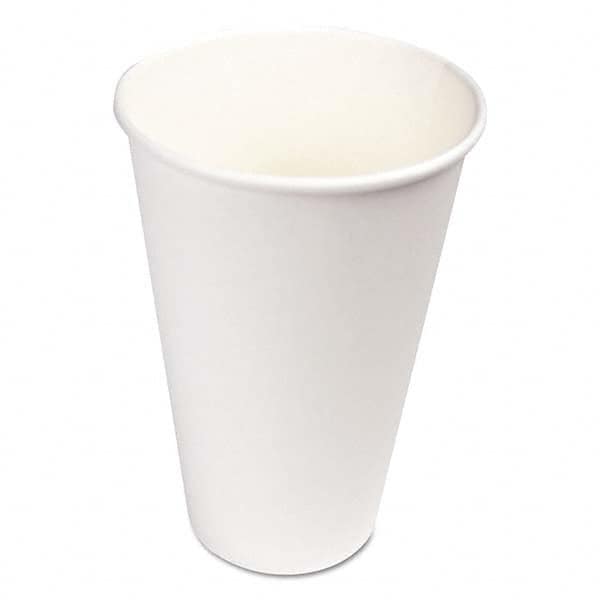 Boardwalk - Paper Hot Cups, 16 oz, White, 1000/Carton - Industrial Tool & Supply