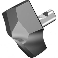 Sandvik Coromant - Series CoroDrill 870, 22.2mm Diam Grade 4334 142° Replaceable Drill Tip - Industrial Tool & Supply