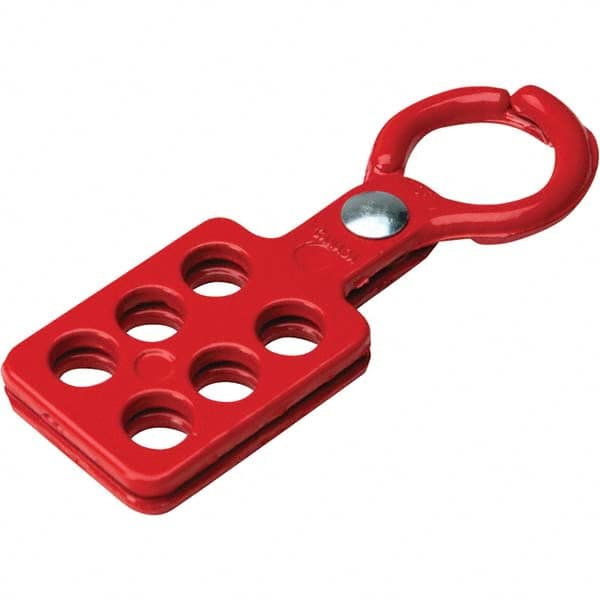 Brady - Lockout Hasps Hasp Type: Scissor-Action Jaw Type: Single Jaw - Industrial Tool & Supply