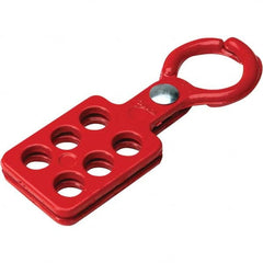 Brady - Lockout Hasps Hasp Type: Scissor-Action Jaw Type: Single Jaw - Industrial Tool & Supply
