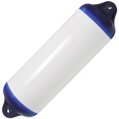 Flotation Device Accessories; Type: Fender; For Use With: Boat; Additional Information: Ocean Fender Heavy Duty H7, 28X76cm, White/Blue